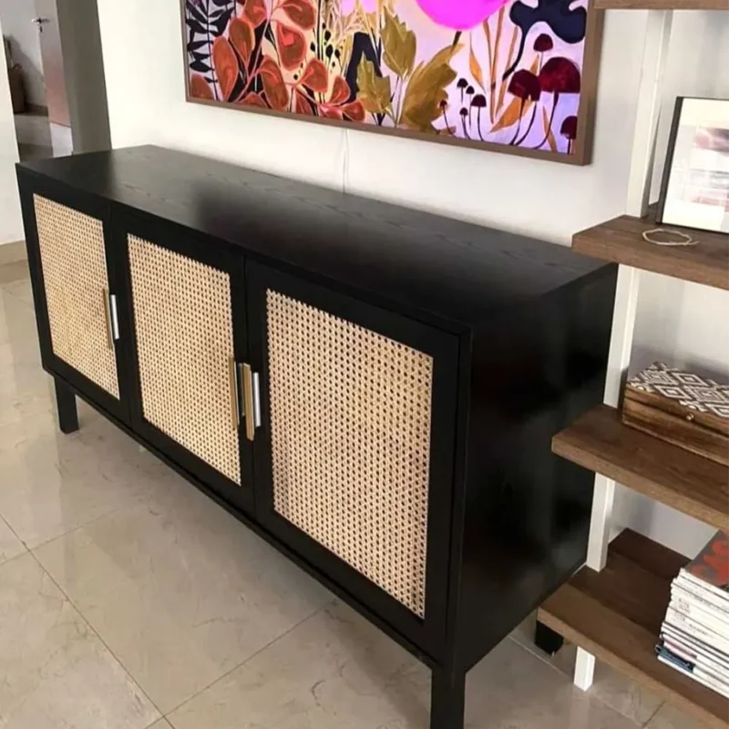 Rattan Sideboard – 150cm Length, 40cm Depth, 80cm Height