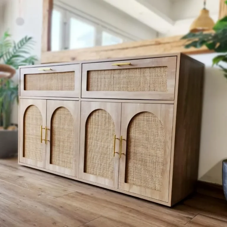 Rattan Console Table – 160cm Length, 40cm Depth, 92cm Height